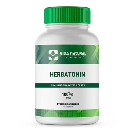 Herbatonin 100mg - Melatonina vegetal - 30caps