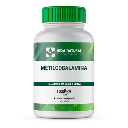 Vitamina B12 (Metilcobalamina) 1000mcg - Vida Natural