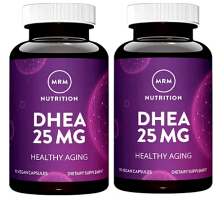 DHEA 25mg 90 cápsulas Combo com duas unidades - MRM Nutrition