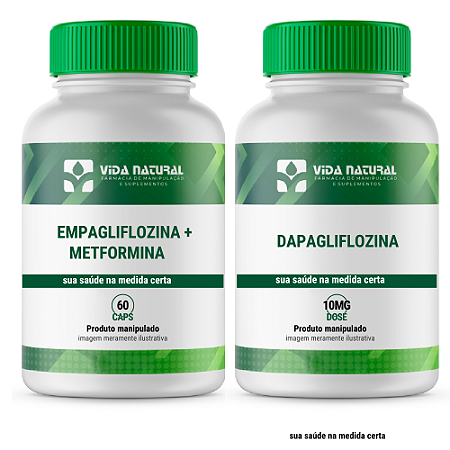 Dapagliflozina + Empaglifozina com Metformina