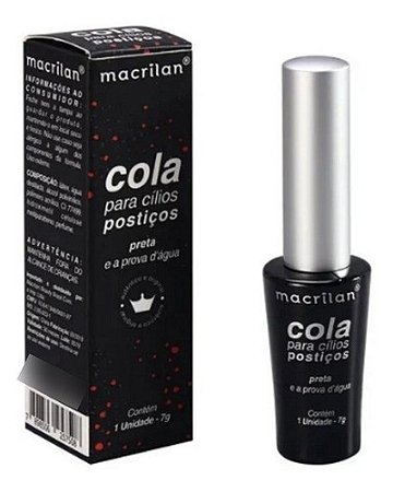Cola para Cílios preta - Macrilan