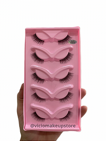 Cílios Postiços 5 pares Fox Yes - SL01