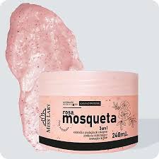 Esfoliante corpo e rosto Rosa Mosqueta - Miss Lary