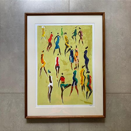 Carybé - serigrafia 70x50cm - "Mulheres"