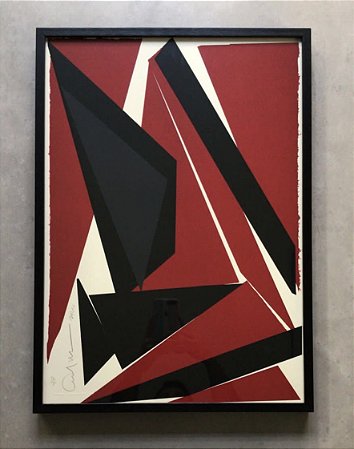 Emanoel Araujo - serigrafia 60x40cm