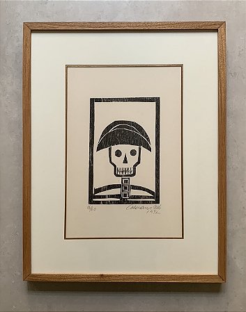 Calasans Neto - xilogravura 45x35cm - Tereza Batista cansada de guerra