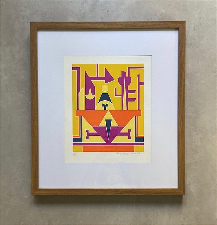 Rubem Valentim - serigrafia 35x30cm