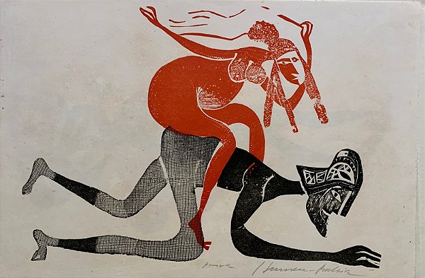 Hansen Bahia - xilogravura 35x45cm