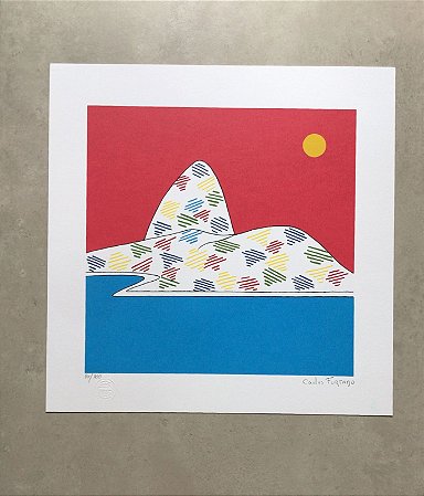 Carlos Furtado - serigrafia 40x40cm - Pão de Açúcar "Rio de Janeiro"