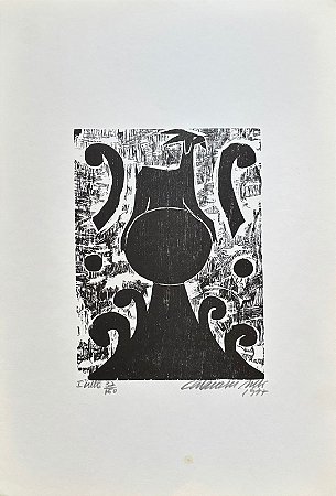 Calasans Neto - xilogravura 25x20cm - ilustrações para "Tieta do Agreste"