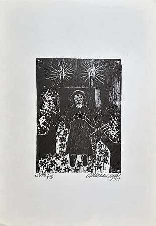 Calasans Neto - xilogravura 25x20cm - ilustrações para "Tieta do Agreste"