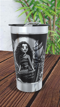 Copo Térmico Personalizado Moana em 360 Graus