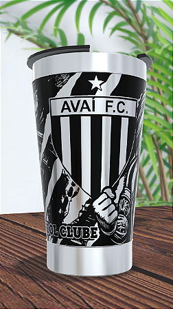 Copo Térmico personalizado  Avaí Futebol Clube 473ml com Gravação a Laser