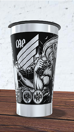 Copo Térmico personalizado Atlético  473ml com Gravação a Laser