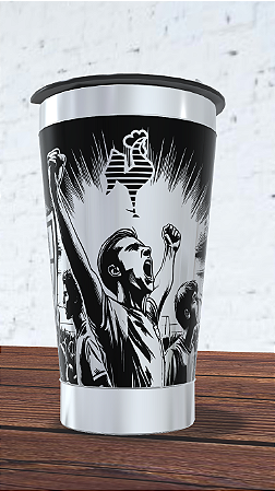 Copo Térmico personalizado  Atlético Mineiro  473ml com Gravação a Laser