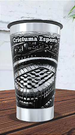 Copo Térmico criciúma 473 ml com Gravação a Laser 360°