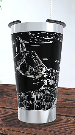 Copo Térmico  Cristo Redentor 473 ml com Gravação a Laser 360°