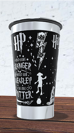 Copo Térmico Harry Potter 473 ml com Gravação a Laser 360°