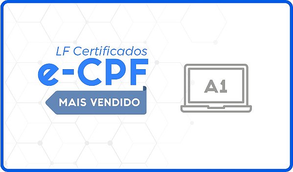 E-CPF TIPO A1 ARMAZENADO NO COMPUTADOR