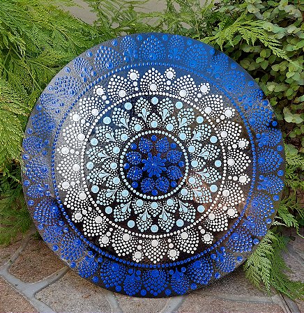 Mandala Pontilhismo Olho Grego