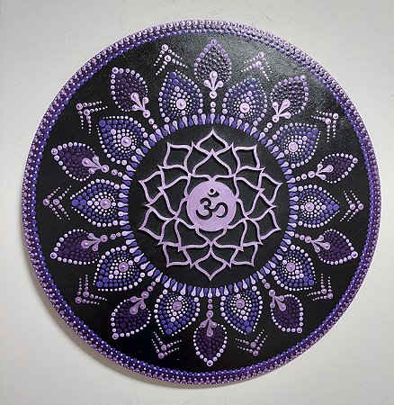 Mandala em pontilhismo - Chakra Coroa