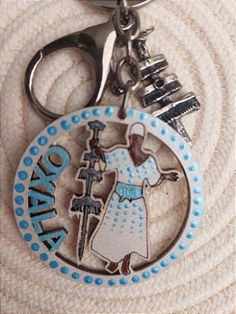 Chaveiro de Oxalá em pontilhismo