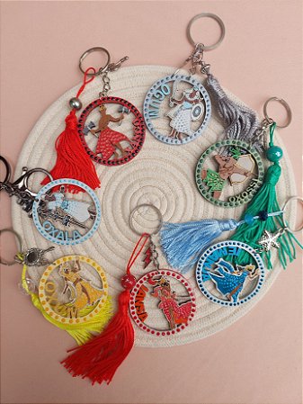 Kit chaveiros Orixás - 7 modelos