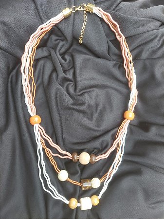 Colar com cordão de São Francisco desmontado