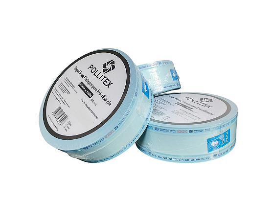 POLLITEX- Bobina 05cm x 100m para Esterilização em Autoclave