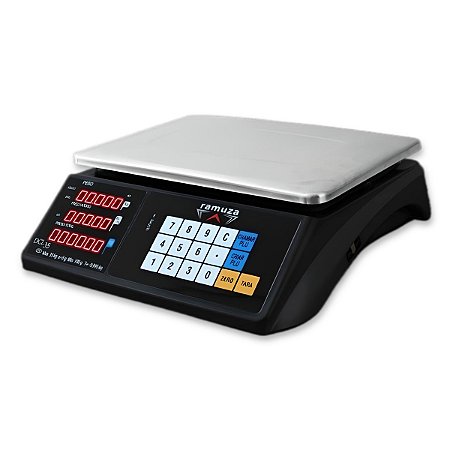 Balança digital Ramuza DCLB 35kgx5g bat Lacre e Selo Inmetro
