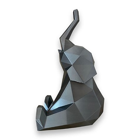 Elefante decorativo Cinza