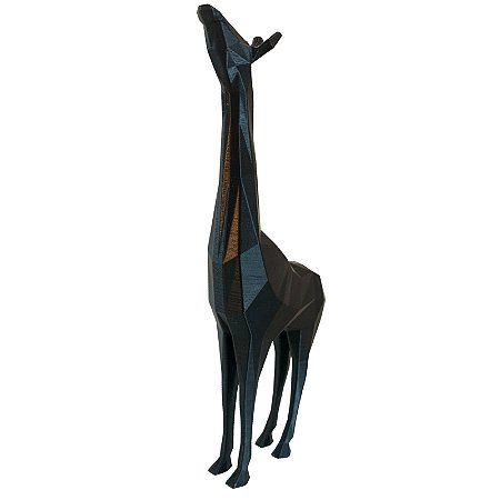 Girafa Decoração Preta