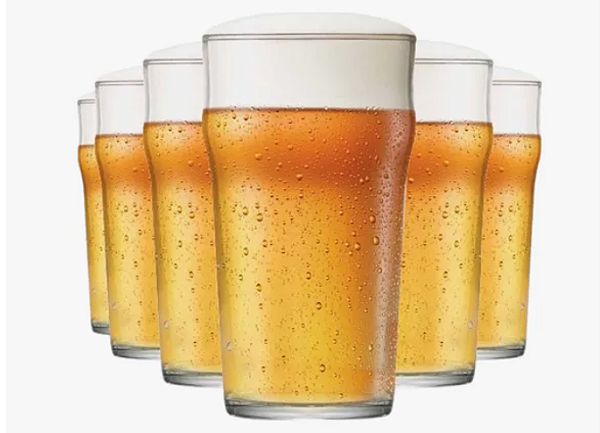Conjunto 6 Copos Pint Pub Para Cerveja Nonic 570ml Pasabahçe
