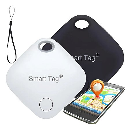 Smart Tag localizador rastreador GPS anti perda furto Peining Disponível Preto ou Branco