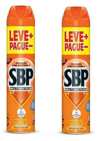 Kit Com 2 Unidades Multi-inseticida Sbp Aerossol 450ml Cada