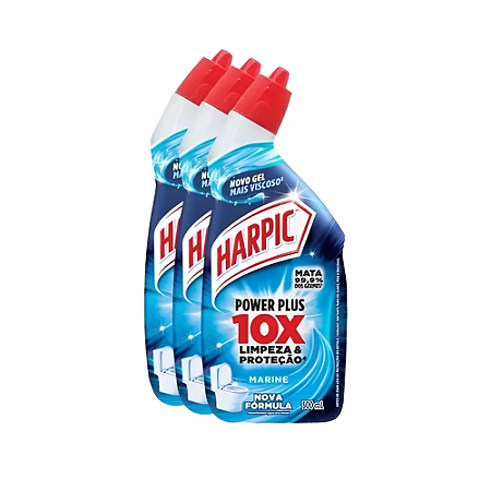 Líquido Uso Geral Harpic Power Plus Kit 3x500ml-Loreto