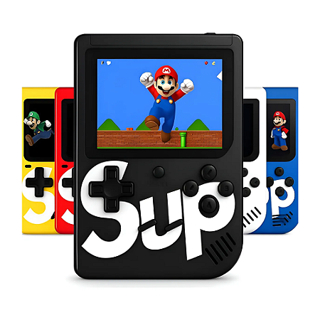 Mini Game Portátil 400 Jogos Clássicos Retrô Recarregável-Loreto