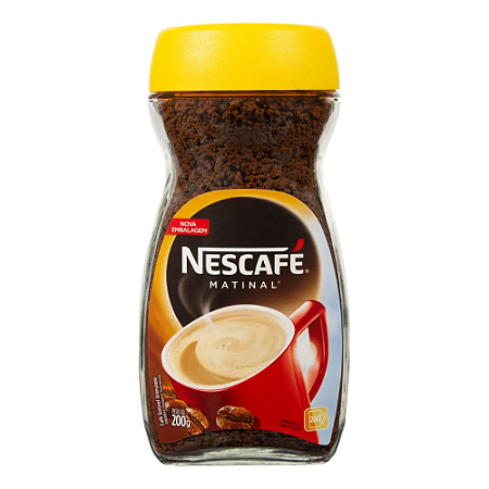 Café solúvel granulado tradicional Nescafé Matinal vidro 200gr-Loreto