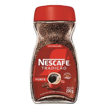Café Solúvel Granulado Forte Tradição Vidro 200g Nescafé