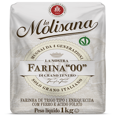 Farinha Trigo Tradicional La Molisana De 1kg Italiana-Loreto