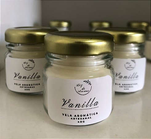 Vela Aromática Vanilla 40gr