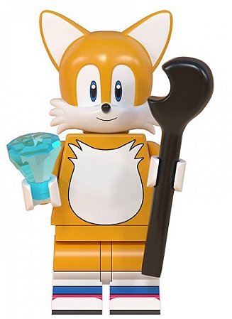 Boneco Blocos De Montar Chaos Personagem Sonic em Promoção na