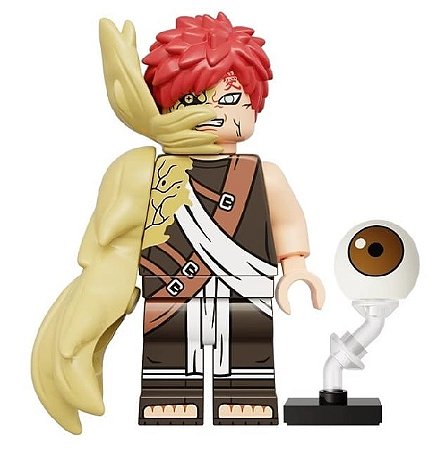 Boneco Bloco Montar Gaara Naruto