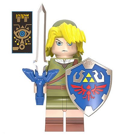 Boneco Bloco Montar Link The Legend of Zelda