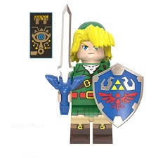Boneco Bloco Montar Link The Legend of Zelda