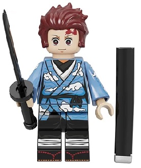 6 Pçs/Conjunto Brinquedos Bonecos De Boneco Demon Slayer Tanjirou