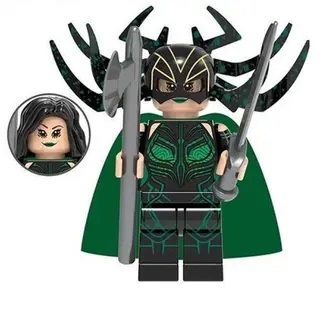 Boneco Bloco Montar Hela Thor Ragnarok Marvel