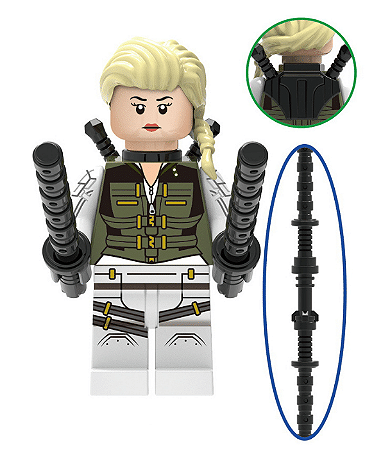 Boneco Bloco de Montar Yelena Belova Marvel