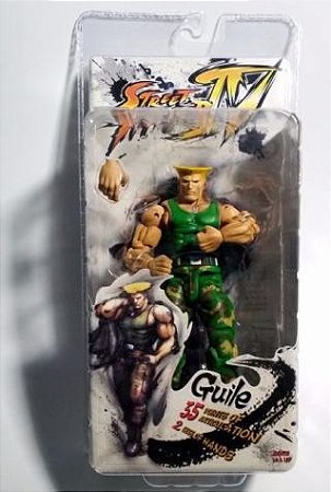 Boneco Guile - Street Fighter 4 (Series 2) - 20Th Anniversary