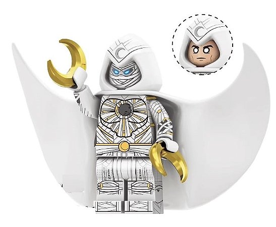 Boneco Bloco de Montar Marvel Cavaleiro da Lua-Moon Knight